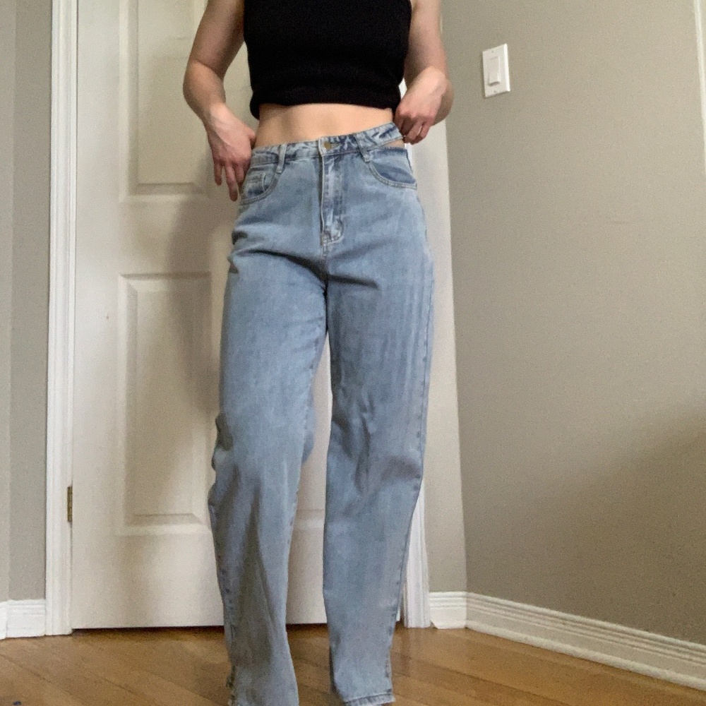 Light blue jeans